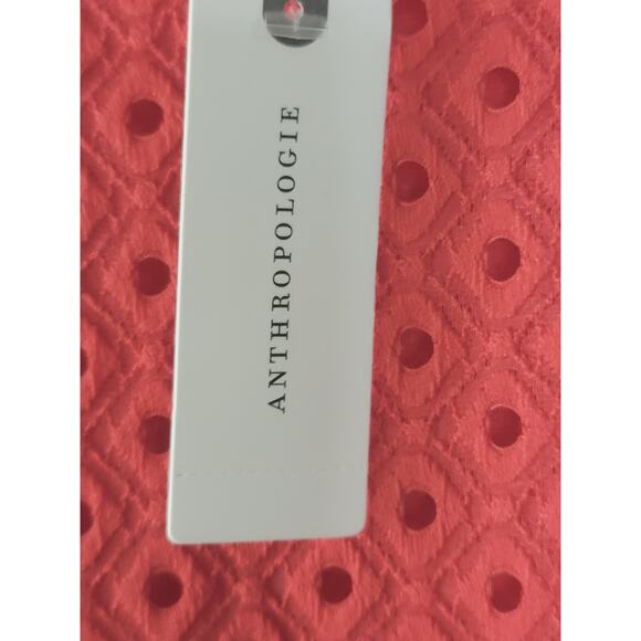 NEW Anthropologie Chantel Red Lace Top - Size: Small - Picture 3 of 4